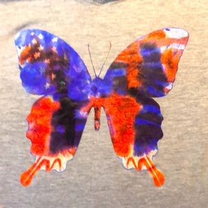 Caribbean Joe butterfly T-shirt size XXL